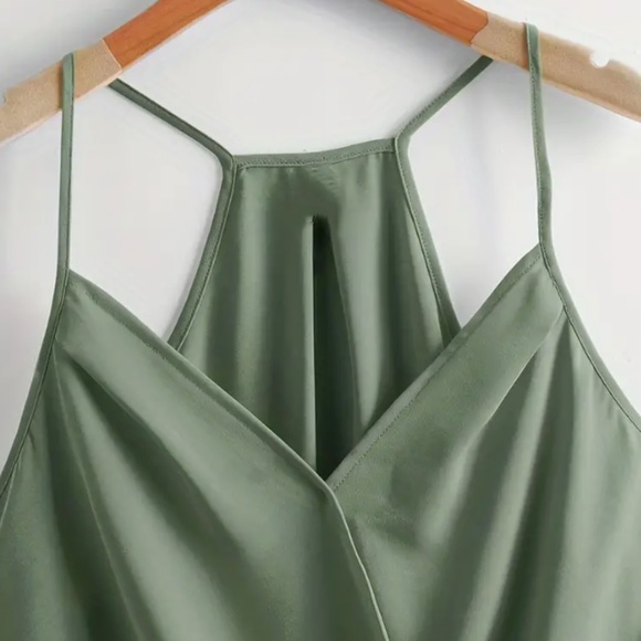 Sage Green Polyester Top - Picture 2 of 2